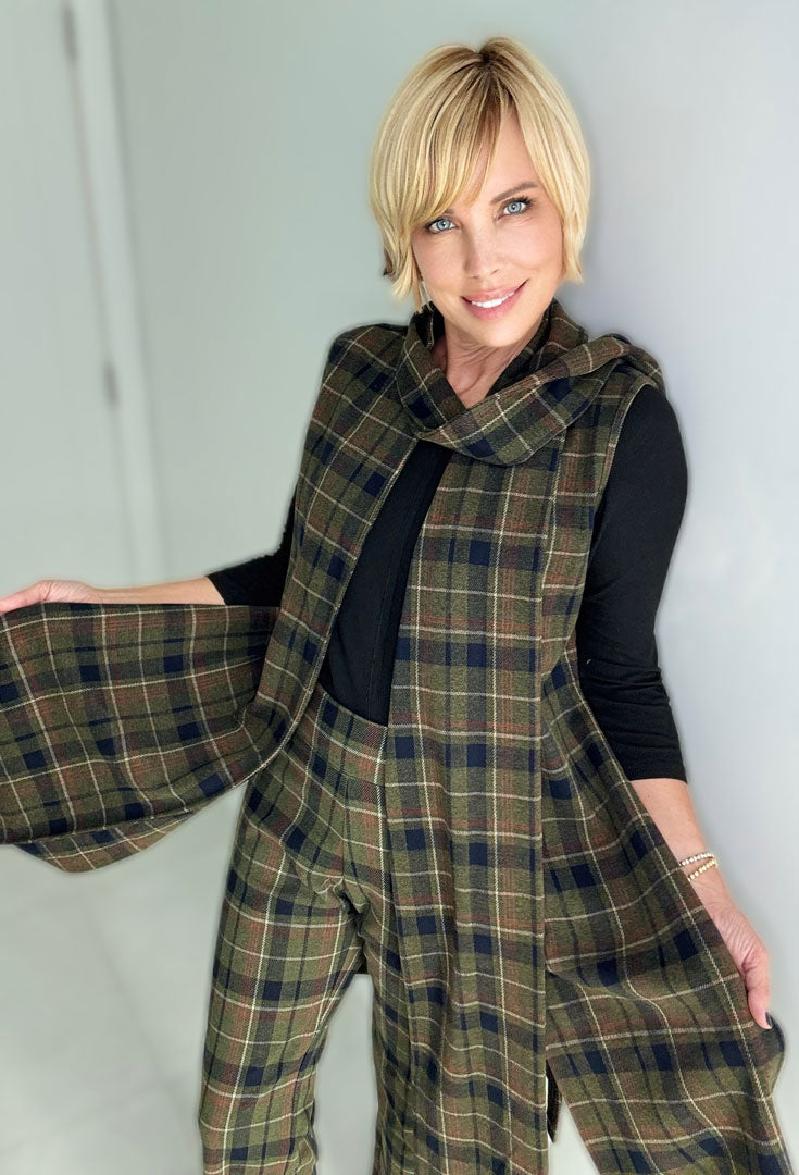 Vest N Shawl Combo - Romantic