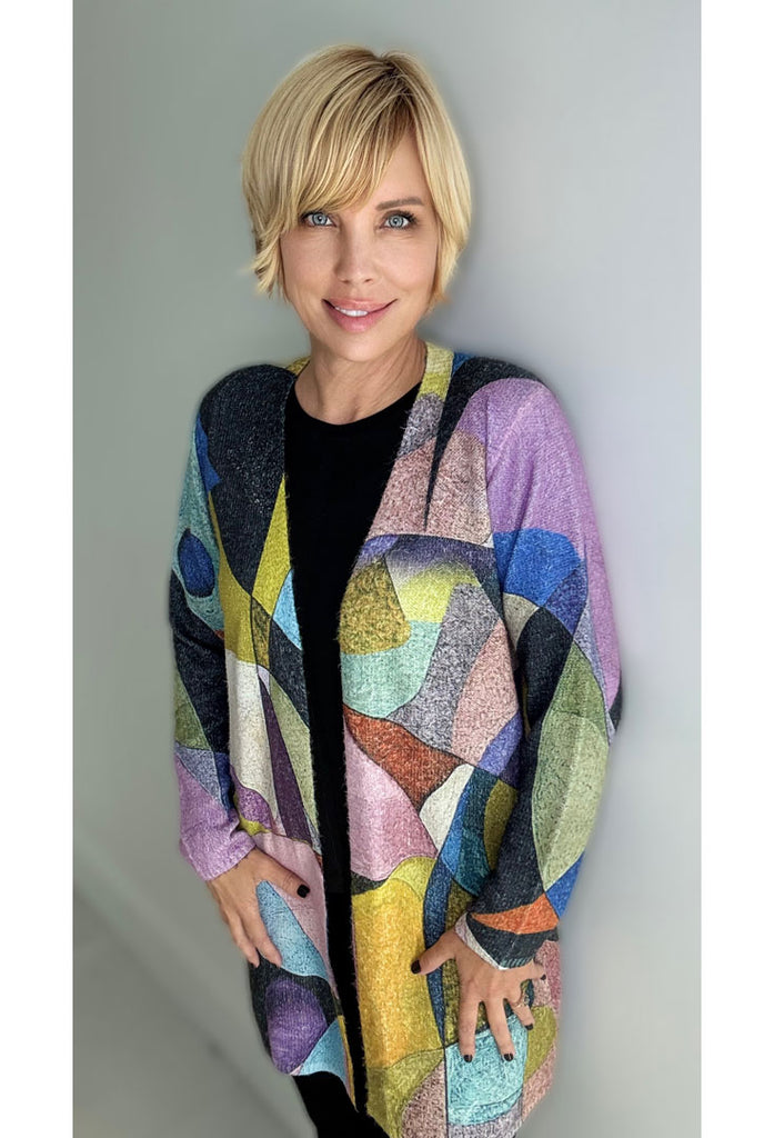 Draped Open Front Cardi - Anticipate