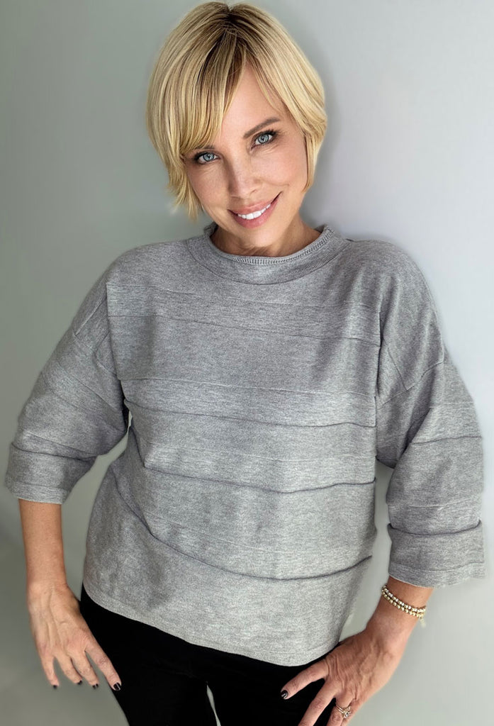The Mod Frame Sweater - Thunder