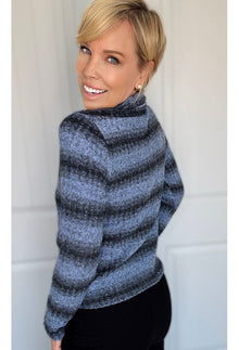 Horizon Stripe Turtleneck - Fortunate