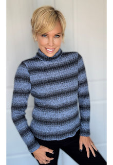 Horizon Stripe Turtleneck - Fortunate