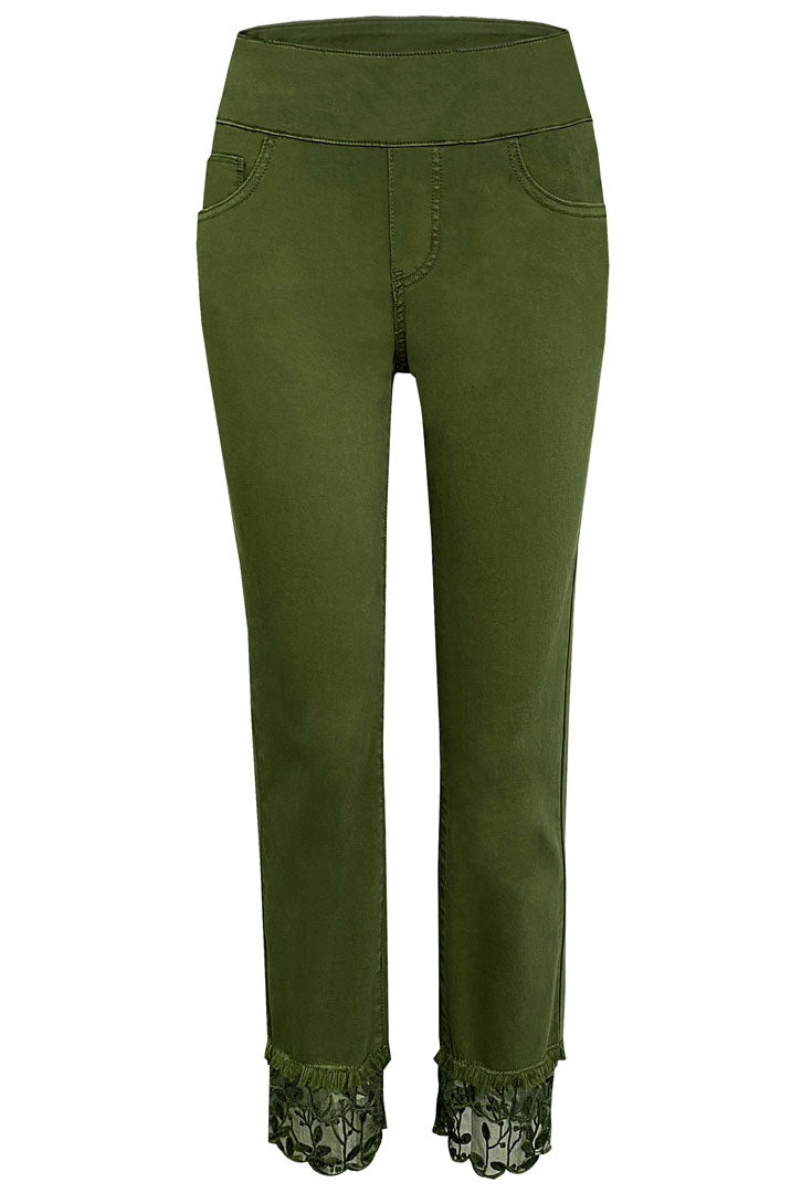 Shimmer Hem Slacks - Kissable