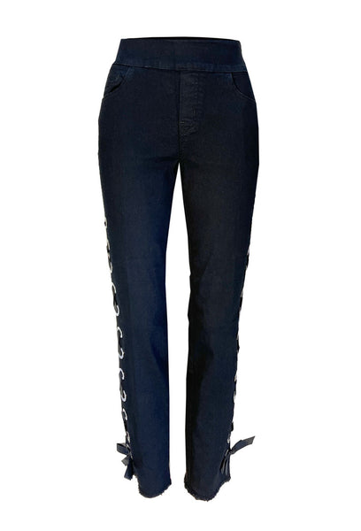 Eaphi / belt ribbon high waist pants S - メルカリ