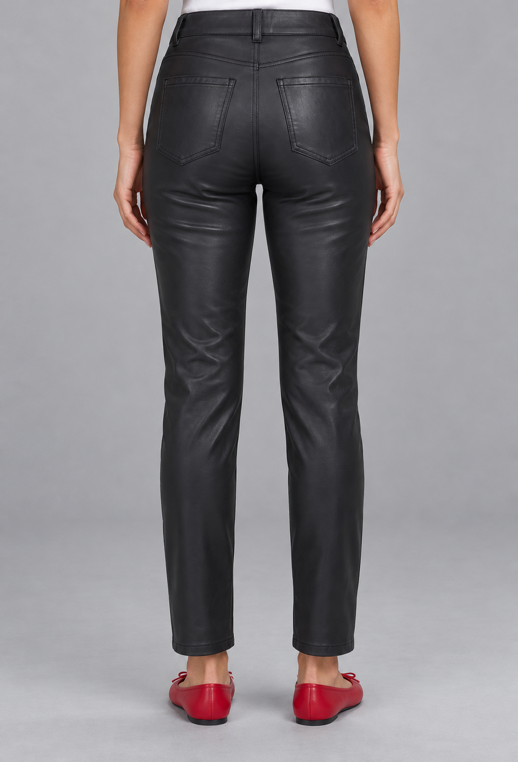 Vegan Leather Pant - Hint
