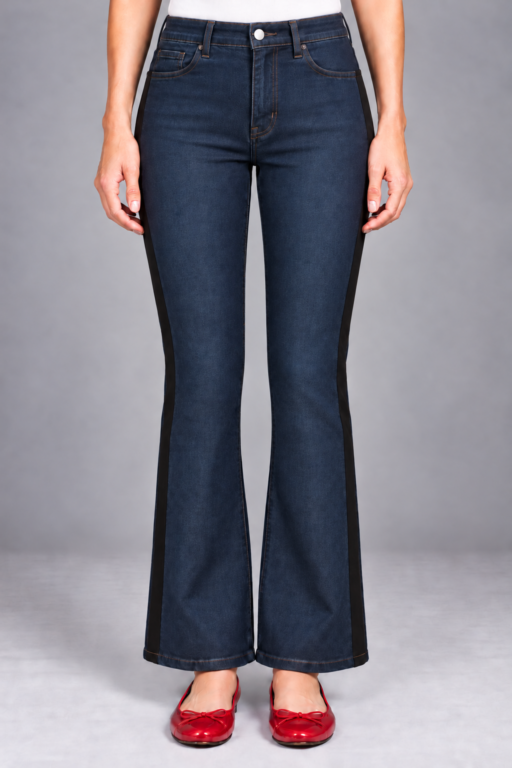Tuxedo Stretch Jean. - Layout