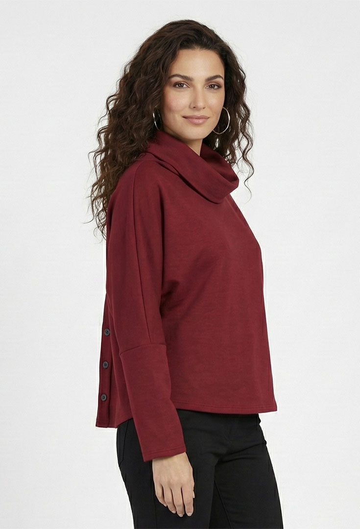 Back Button Turtleneck - Intuition