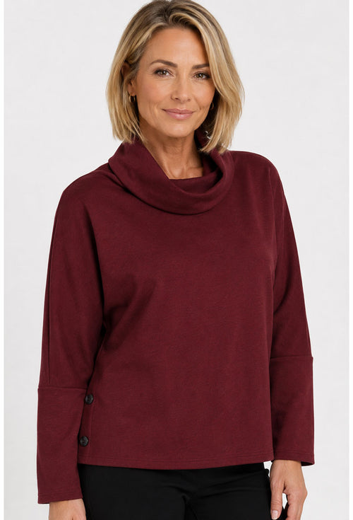 Back Button Turtleneck - Intuition