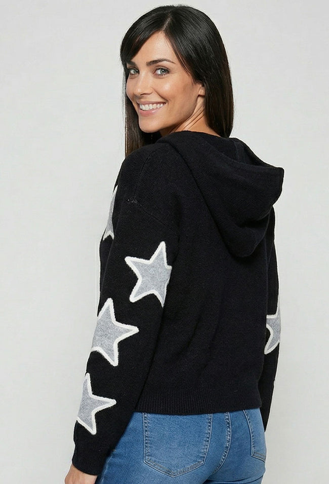 Starlight Hooded Sweater - Confetti
