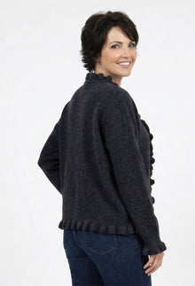 Ruffled Edge Cardigan - Aloft