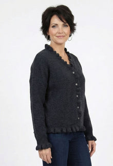 Ruffled Edge Cardigan - Aloft