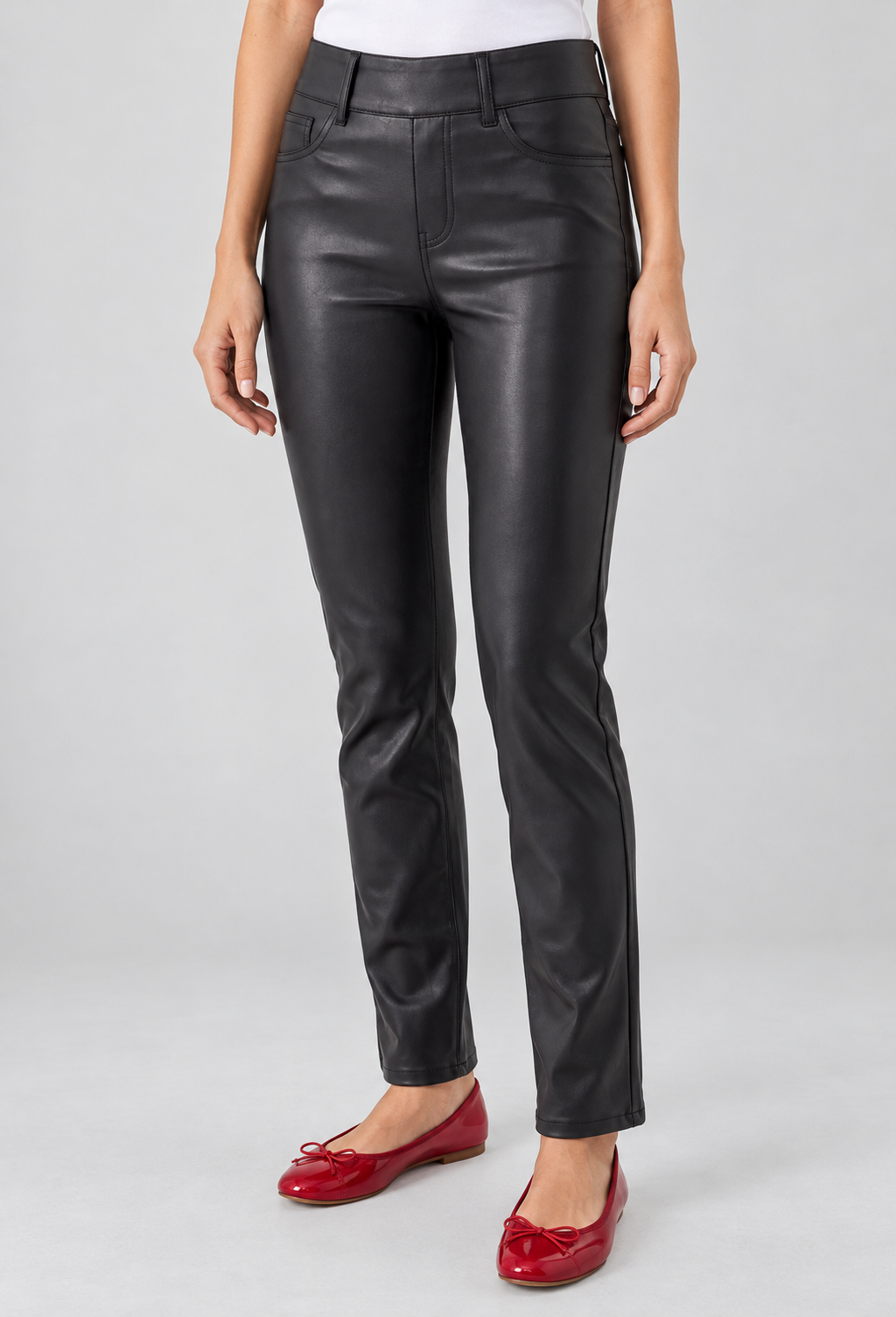 Vegan Leather Pant - Hint