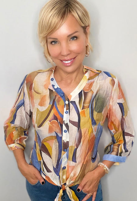 The Breeze Blouse - Torch