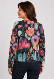 The Razzle V Sweater - Eclectic