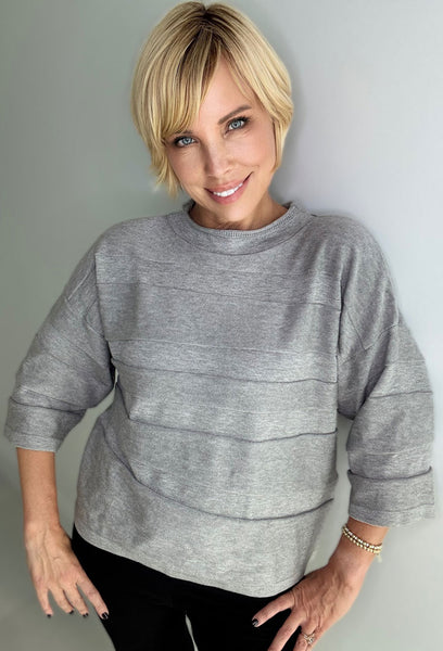 The Mod Frame Sweater - Thunder