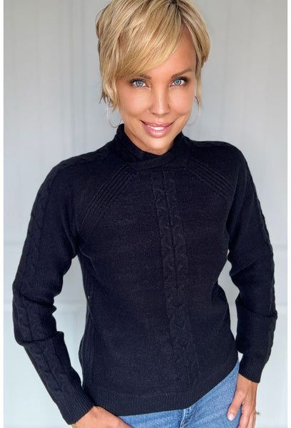 Cable Detail Sweater - Attract