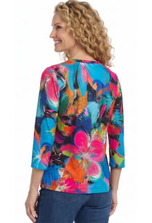 Happy V Neck Top - Genie