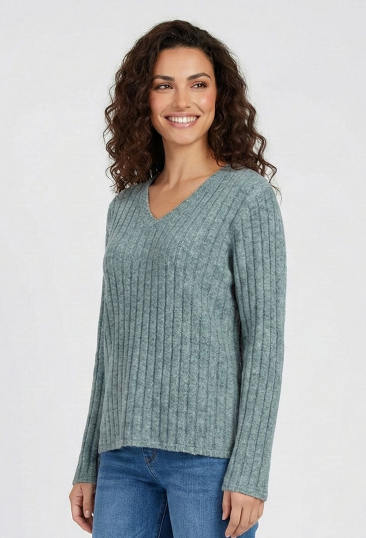 Ribbed Popover Sweater - Arcade