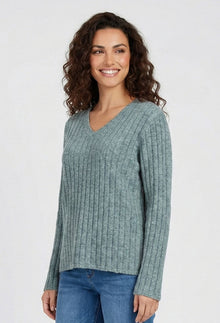 Ribbed Popover Sweater - Arcade