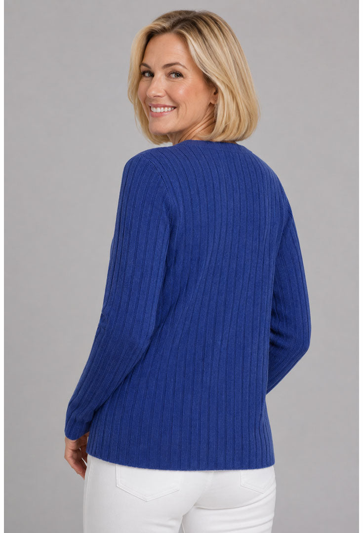 Ribbed Popover Sweater - Sable