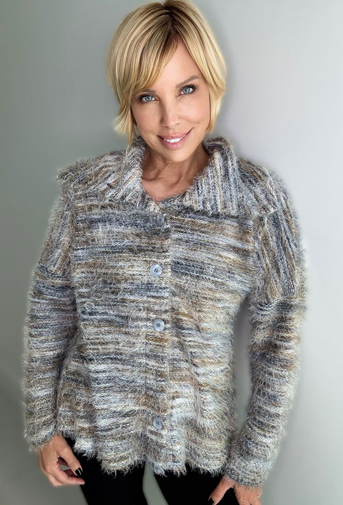 Iceland Sweater Coat - Forge