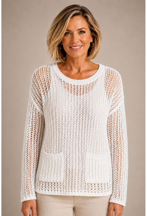 Air Knit Sweater - Ribbon