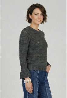 Everyday Pointelle Sweater - Cascade
