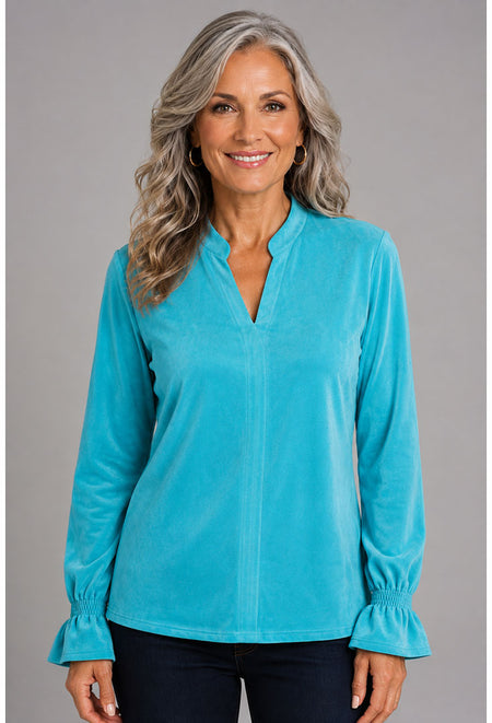 Ruffle Cuff Top - Title