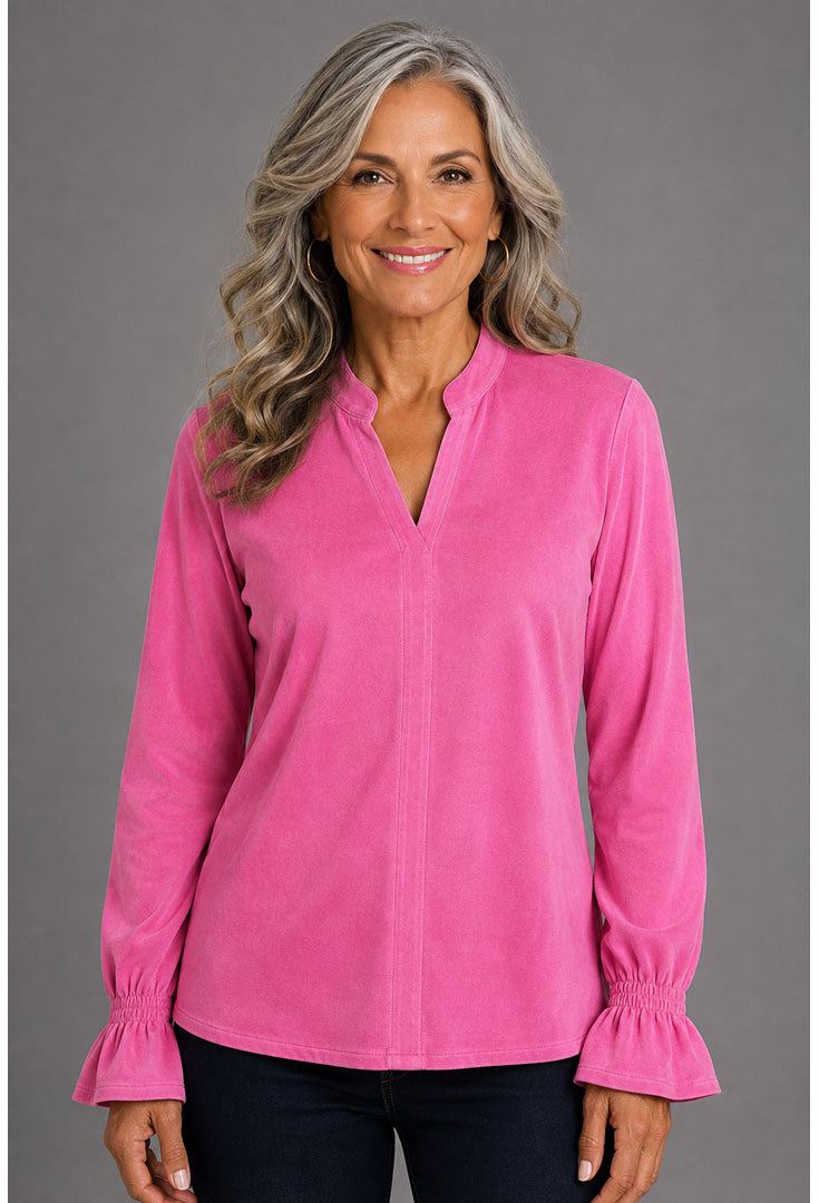 Ruffle Cuff Top - Vault