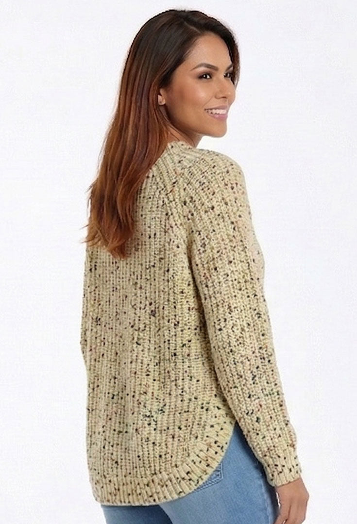 Side Button Sweater - Cypress