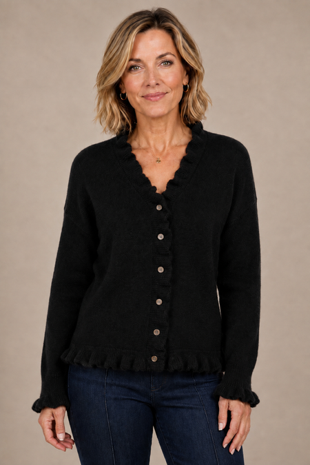 Side Button Sweater - Cypress