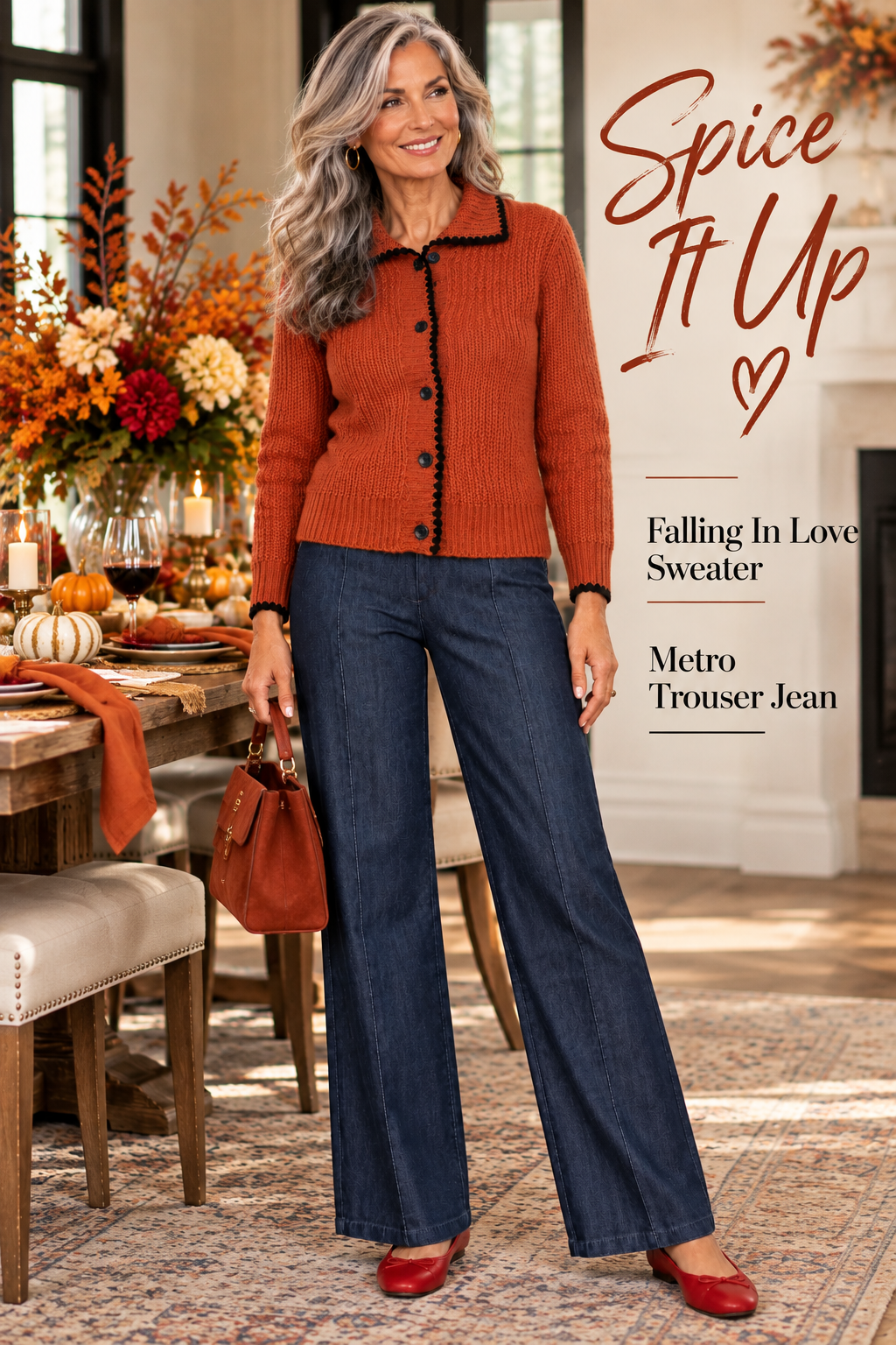 Falling In Love Sweater - Cameo