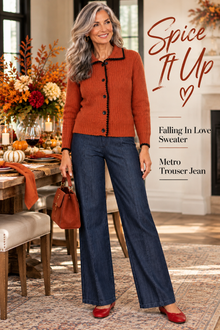 Falling In Love Sweater - Cameo