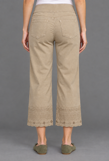 Cropped Crocchet Edge Pant - Gear