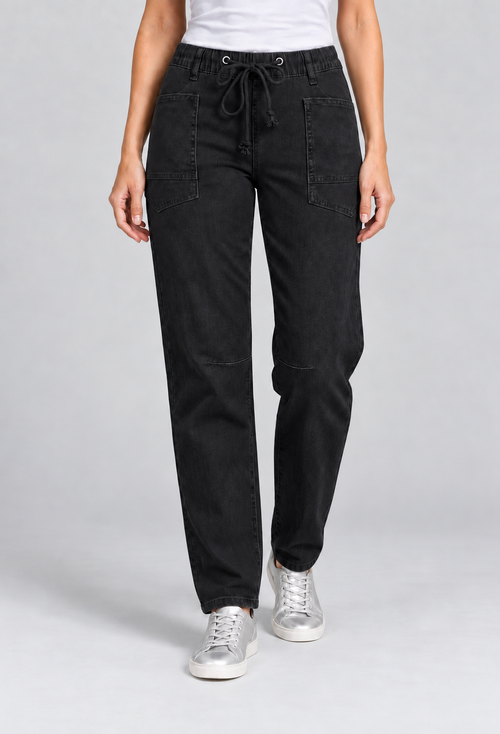 Barrel Chic Jean - Leopard