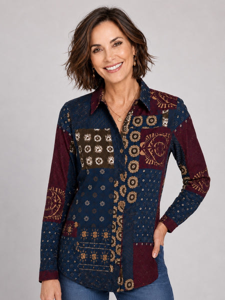 Side Button Sweater - Cypress