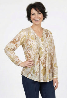 Pleated Front Blouse - Theory