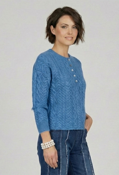 Comment Cable Sweater - Chisel