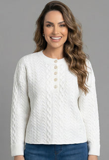 Comment Cable Sweater - Ridge