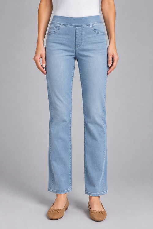 Relaxed Pull On Pant - Lucid