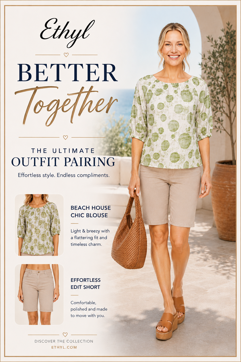 Beach House Chic Blouse - Participate