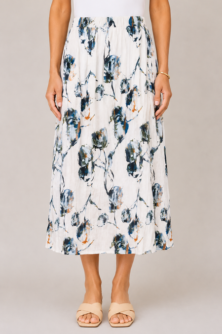 Pull On Fringe Skirt - Precious