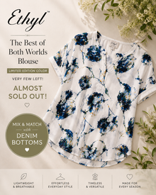 Best Of Both Worlds Blouse - Sovereign