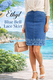Bluebell Lace Skirt - Yacht