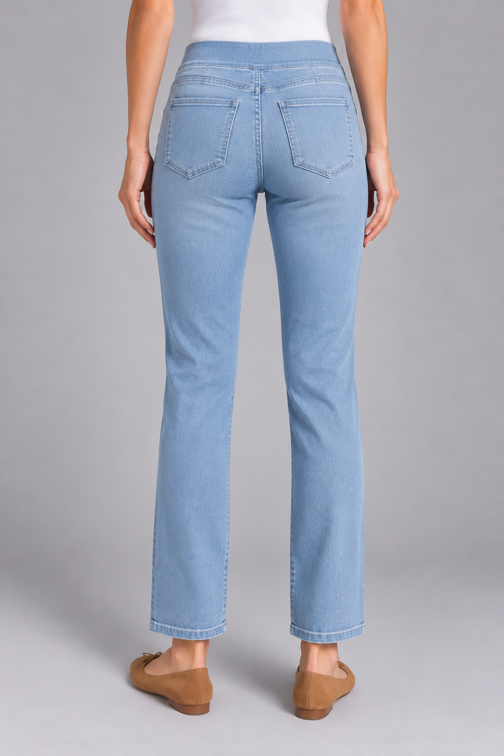Relaxed Pull On Pant - Lucid