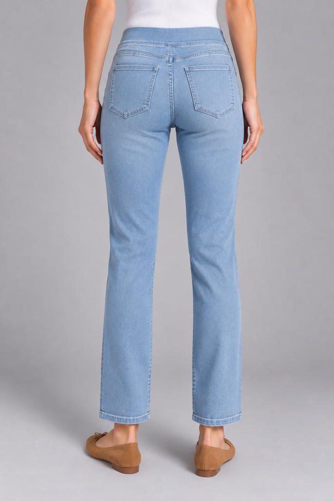 Relaxed Pull On Pant - Lucid