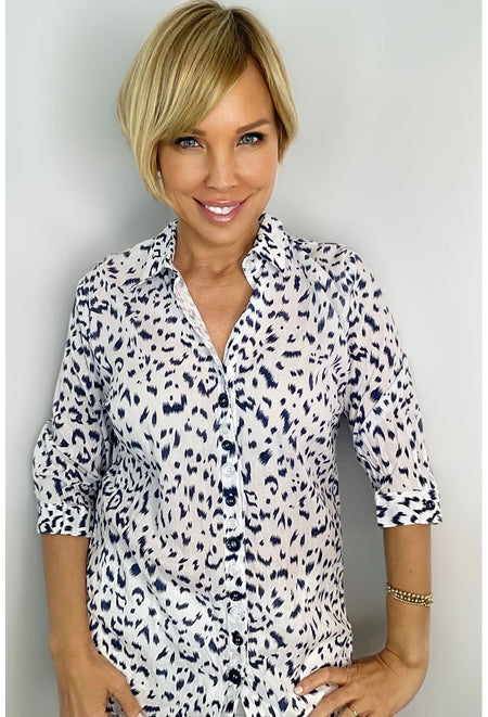 Buttoned Ease Blouse - Thrive