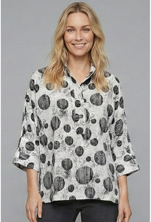 Square Cut Chic Blouse - Popsicle