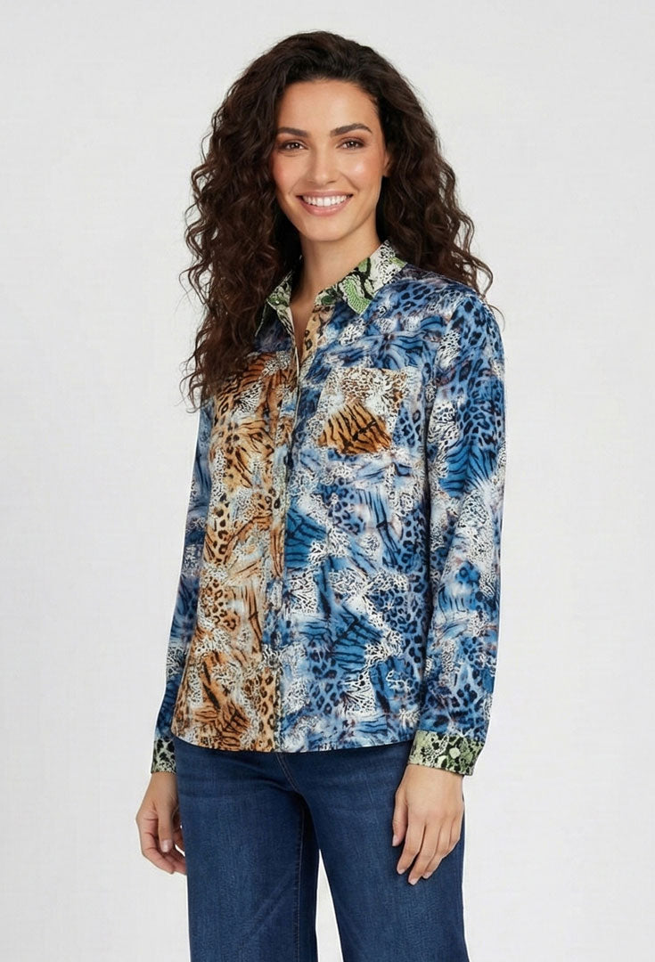 Wild Side Blouse - Allude