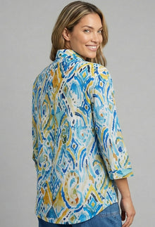 Casual Collar V-Neck Blouse - Affluence