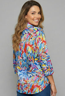 Casual Collar V-Neck Blouse - Cushy